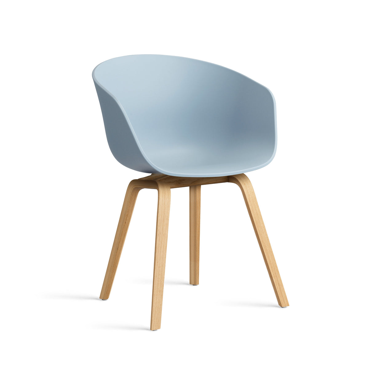 HAY About A Chair AAC 22 Armlehnstuhl Kunststoff Gestell 4-Fuß Formsperrholz