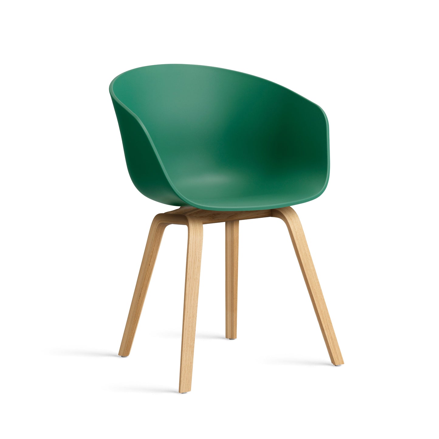 HAY About A Chair AAC 22 Armlehnstuhl Kunststoff Gestell 4-Fuß Formsperrholz