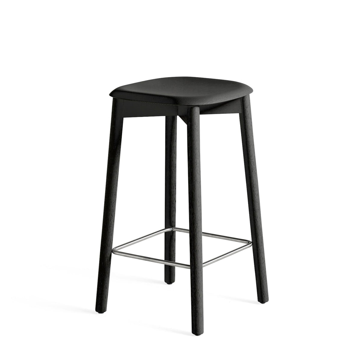 Hay Soft Edge 82 Barhocker – Sitz Sperrholz Gestell Eiche Massivholz