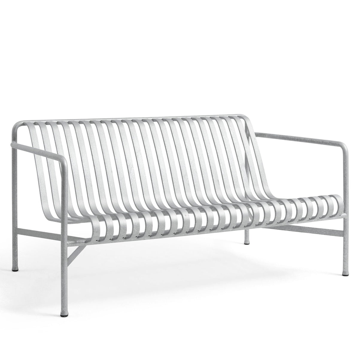 HAY Palissade Lounge Sofa Outdoor-Sitzbank mit Armlehnen