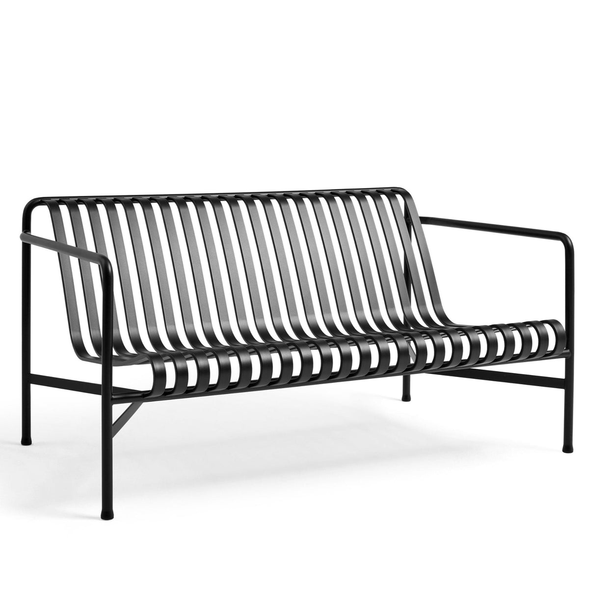 HAY Palissade Lounge Sofa Outdoor-Sitzbank mit Armlehnen