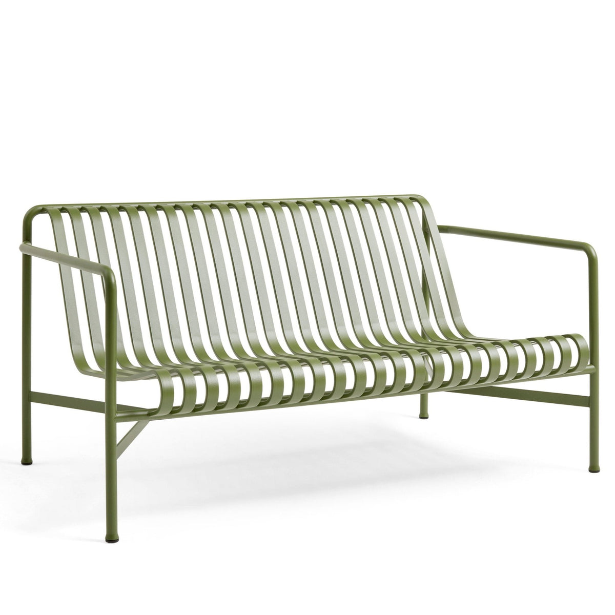 HAY Palissade Lounge Sofa Outdoor-Sitzbank mit Armlehnen