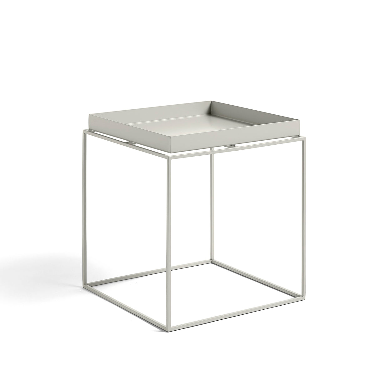 HAY Tray Table M Beistelltisch medium aus Metall Tablett abnehmbar