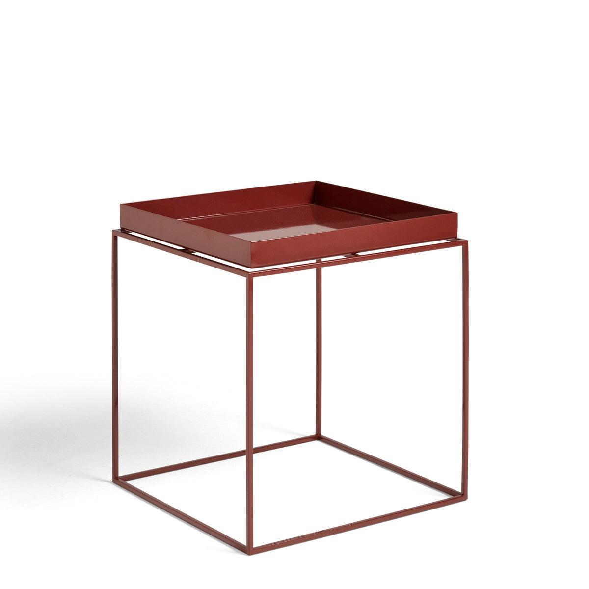 HAY Tray Table M Beistelltisch medium aus Metall Tablett abnehmbar
