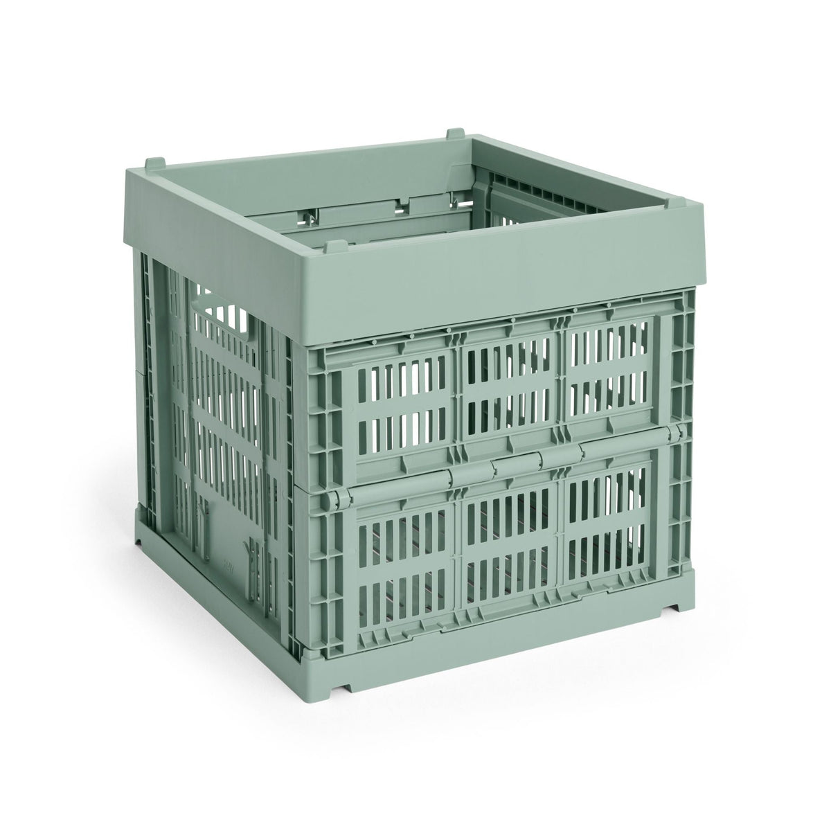 HAY Color Crate Korb Klapp-Box medium M Square Cube quadratisch würfelform Kunststoff