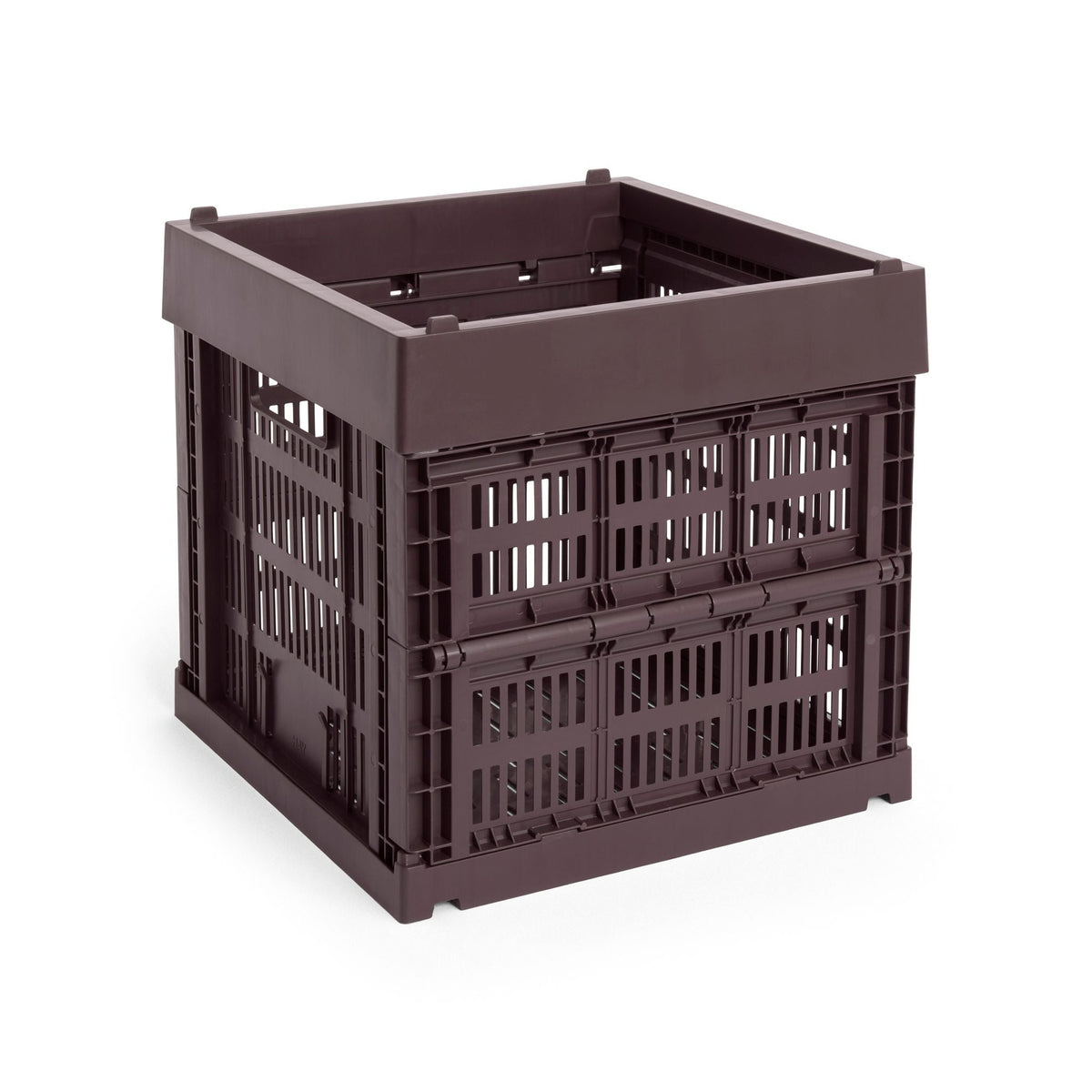 HAY Color Crate Korb Klapp-Box medium M Square Cube quadratisch würfelform Kunststoff