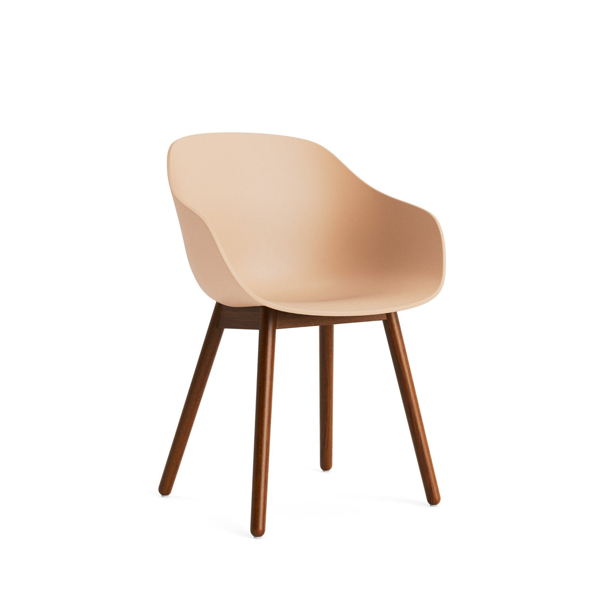 HAY About A Chair AAC 212 Armlehnstuhl Kunststoff Holzgestell 4-Fuß rund