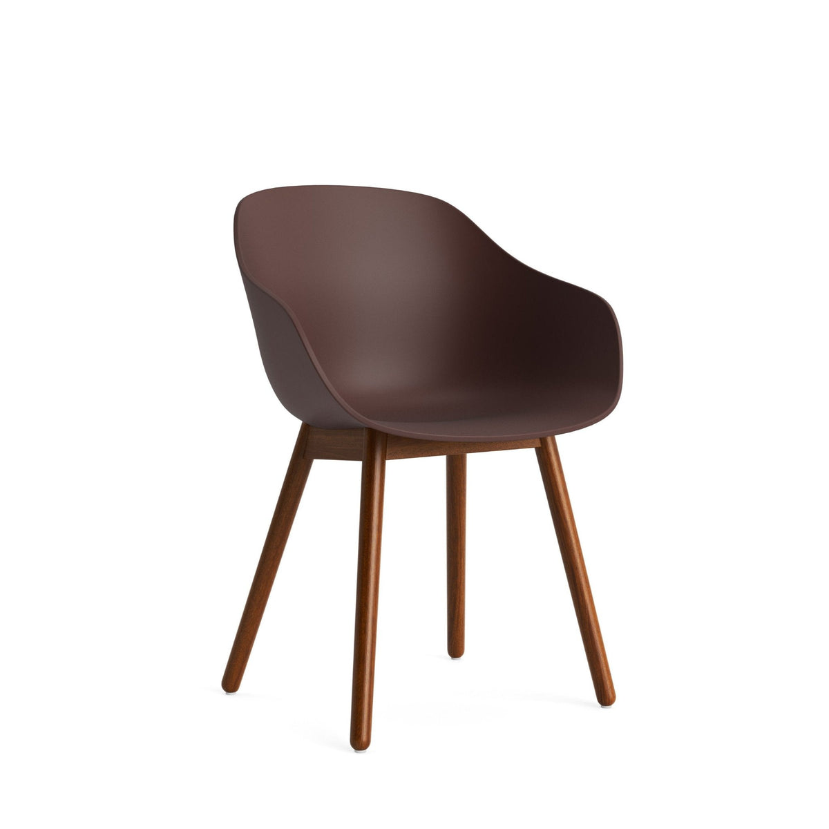 HAY About A Chair AAC 212 Armlehnstuhl Kunststoff Holzgestell 4-Fuß rund