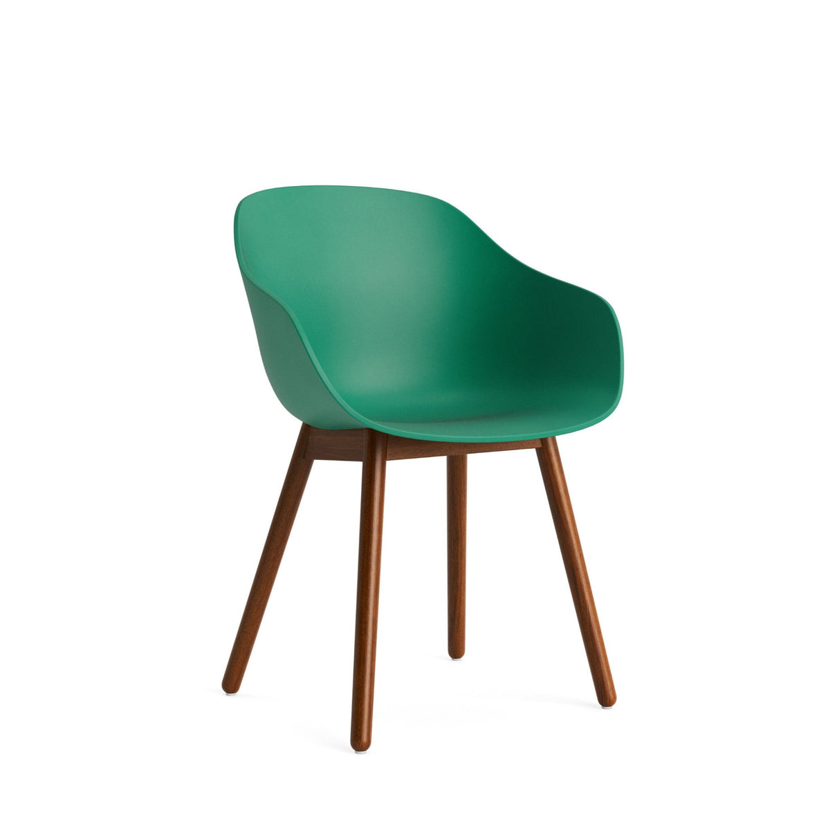 HAY About A Chair AAC 212 Armlehnstuhl Kunststoff Holzgestell 4-Fuß rund