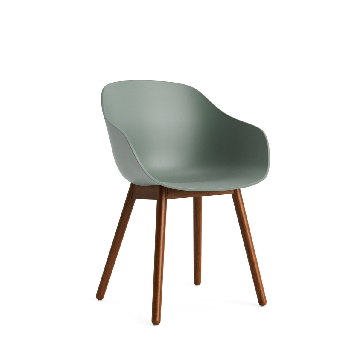 HAY About A Chair AAC 212 Armlehnstuhl Kunststoff Holzgestell 4-Fuß rund