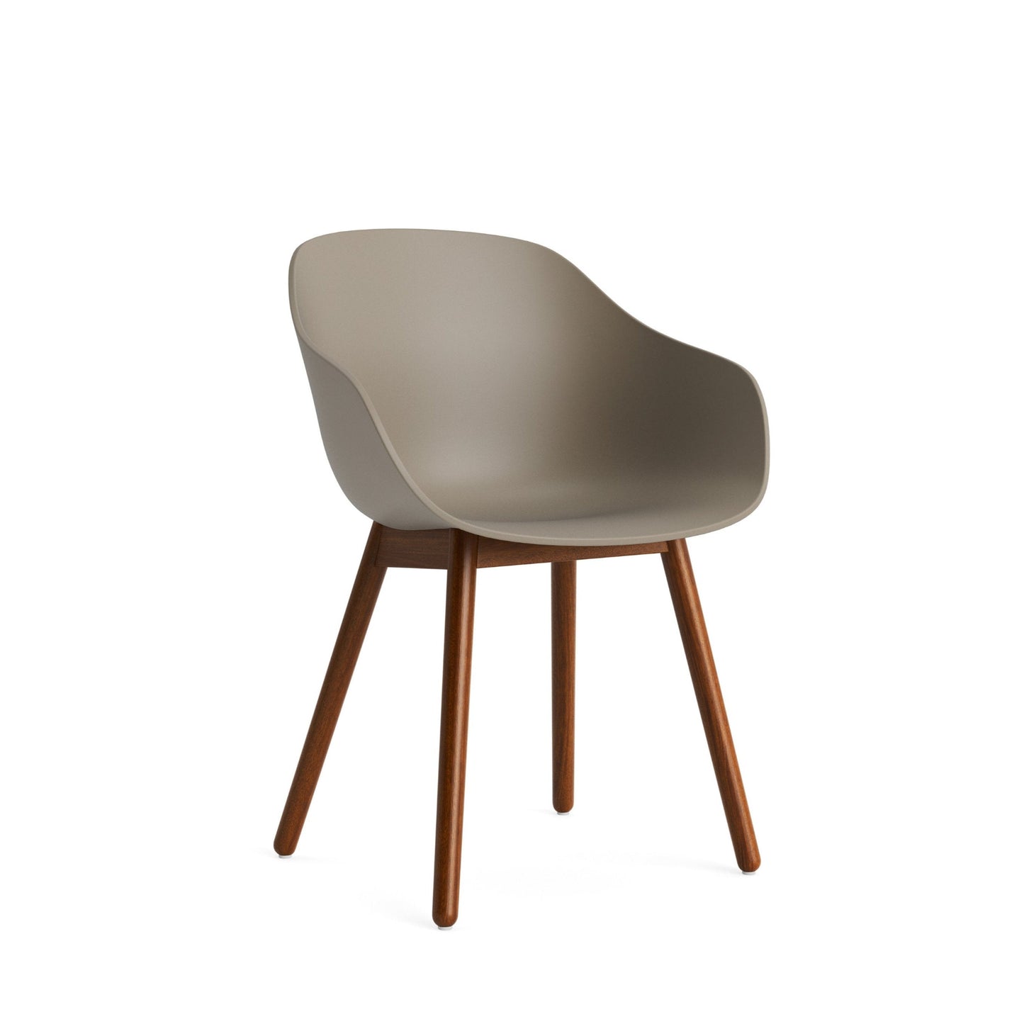 HAY About A Chair AAC 212 Armlehnstuhl Kunststoff Holzgestell 4-Fuß rund