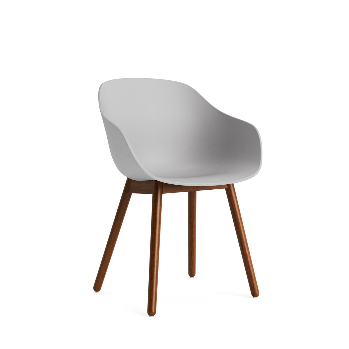 HAY About A Chair AAC 212 Armlehnstuhl Kunststoff Holzgestell 4-Fuß rund