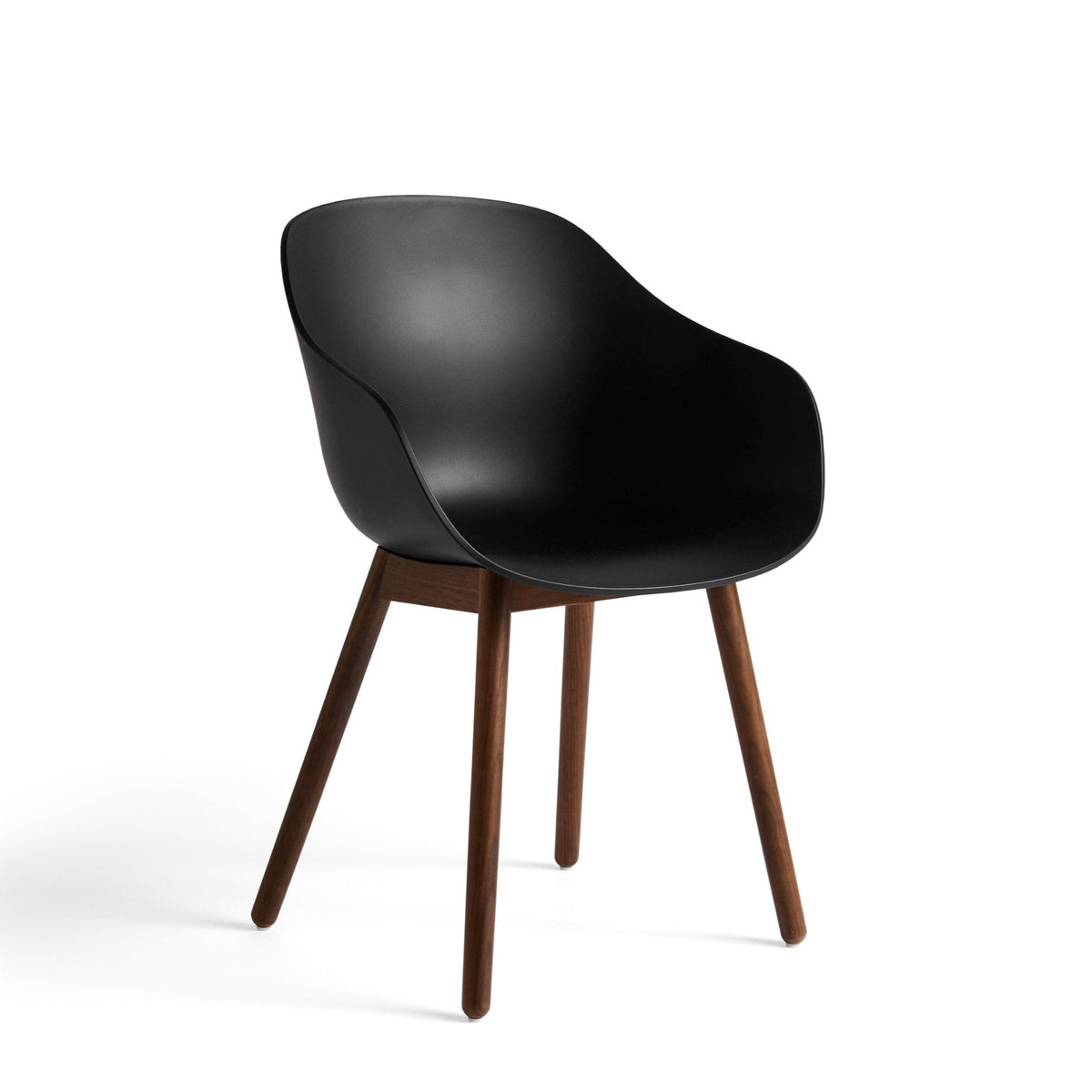 HAY About A Chair AAC 212 Armlehnstuhl Kunststoff Holzgestell 4-Fuß rund