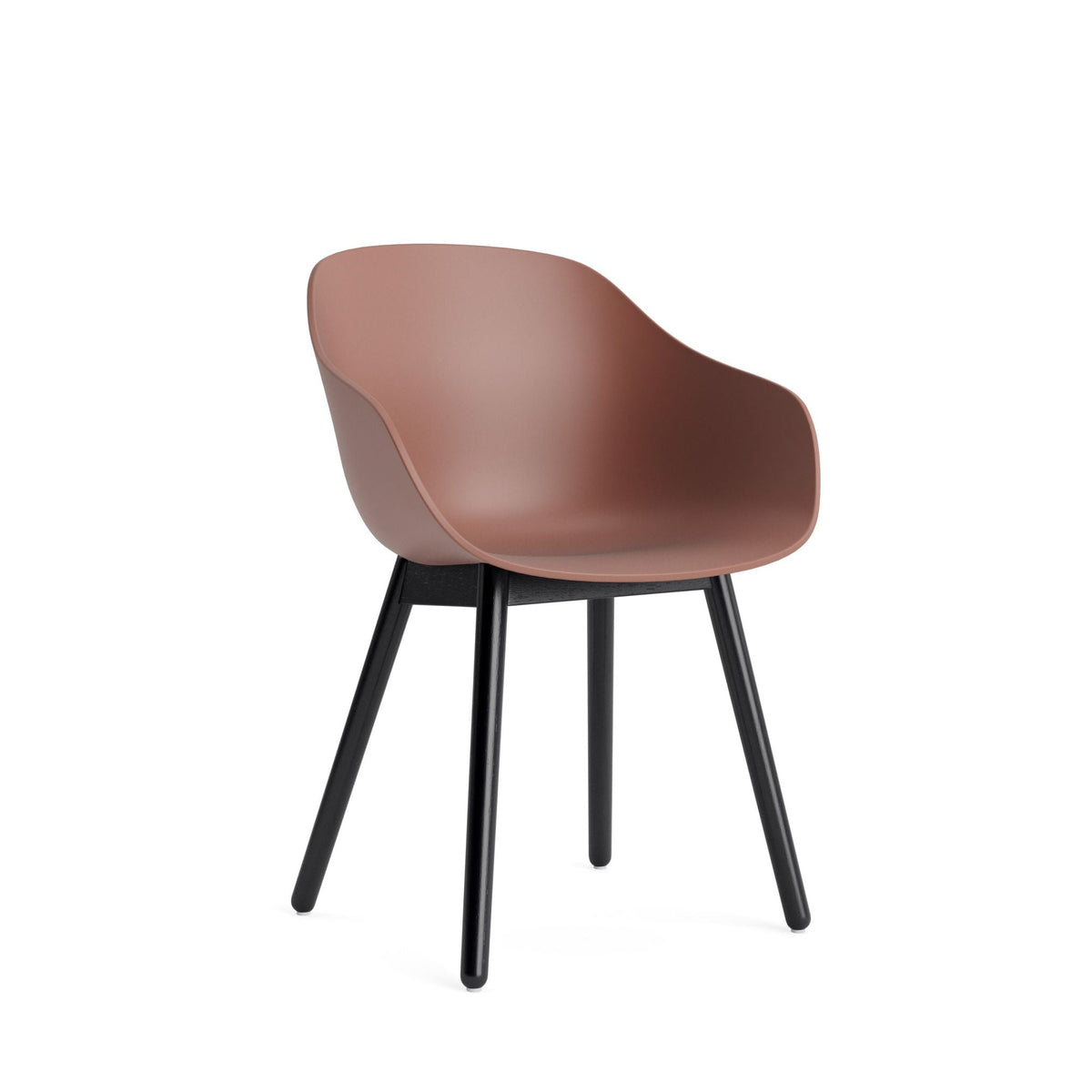 HAY About A Chair AAC 212 Armlehnstuhl Kunststoff Holzgestell 4-Fuß rund