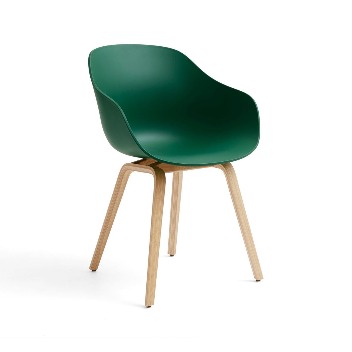 HAY About A Chair AAC 222 Armlehnstuhl Kunststoff Gestell 4-Fuß Sperrholz