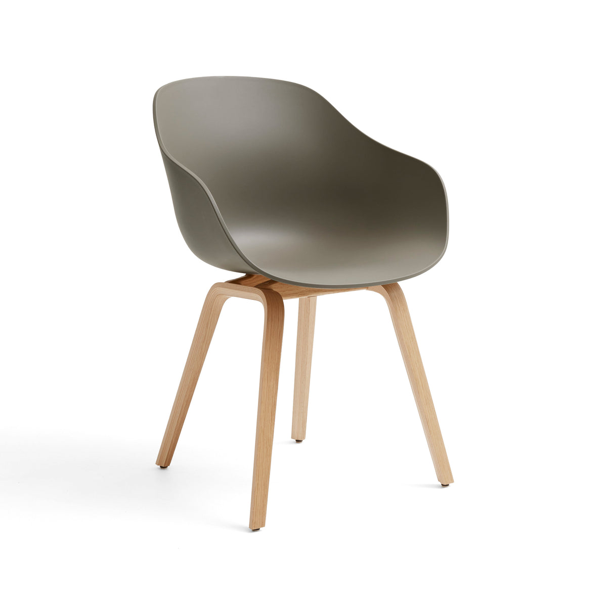 HAY About A Chair AAC 222 Armlehnstuhl Kunststoff Gestell 4-Fuß Sperrholz