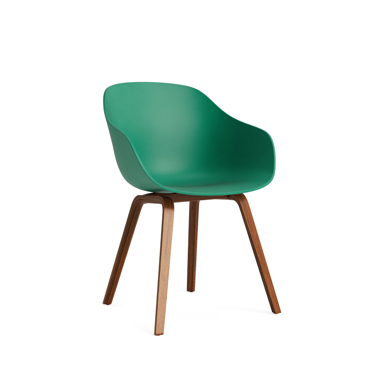 HAY About A Chair AAC 222 Armlehnstuhl Kunststoff Gestell 4-Fuß Sperrholz