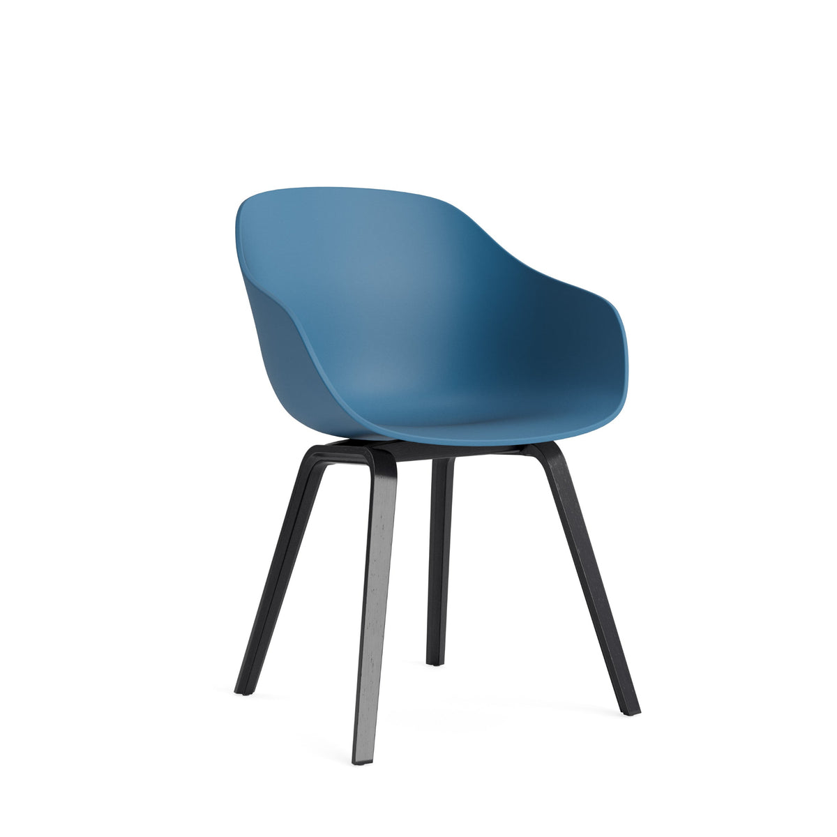 HAY About A Chair AAC 222 Armlehnstuhl Kunststoff Gestell 4-Fuß Sperrholz