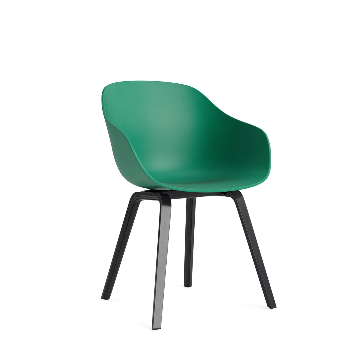 HAY About A Chair AAC 222 Armlehnstuhl Kunststoff Gestell 4-Fuß Sperrholz