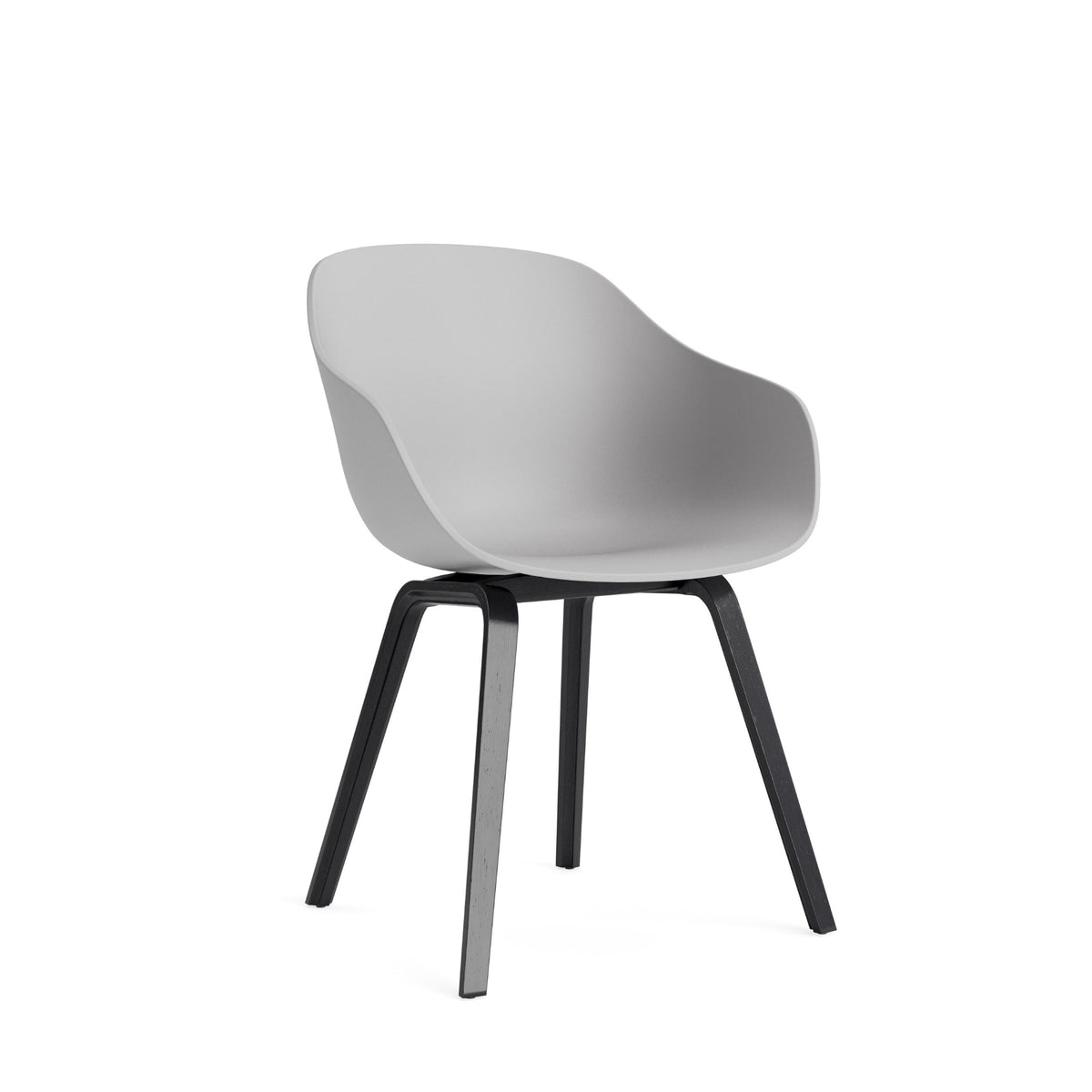 HAY About A Chair AAC 222 Armlehnstuhl Kunststoff Gestell 4-Fuß Sperrholz