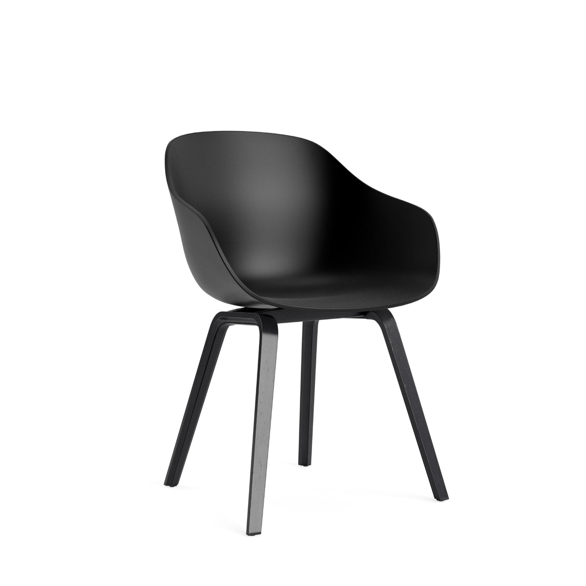 HAY About A Chair AAC 222 Armlehnstuhl Kunststoff Gestell 4-Fuß Sperrholz