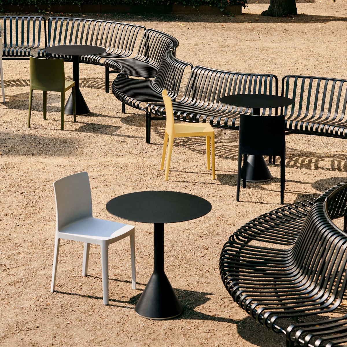 Hay ÉLÉMENTAIRE Chair Stuhl Kunststoff matt In- & Outdoor 2er Set