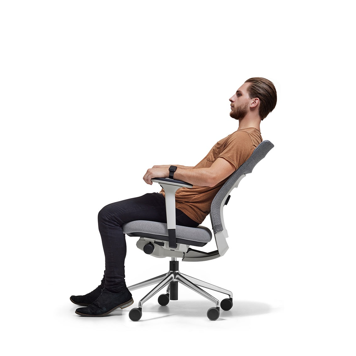 fm asiento Bürostuhl 3D Rücken Netzstrick Komfort - FASTLINE