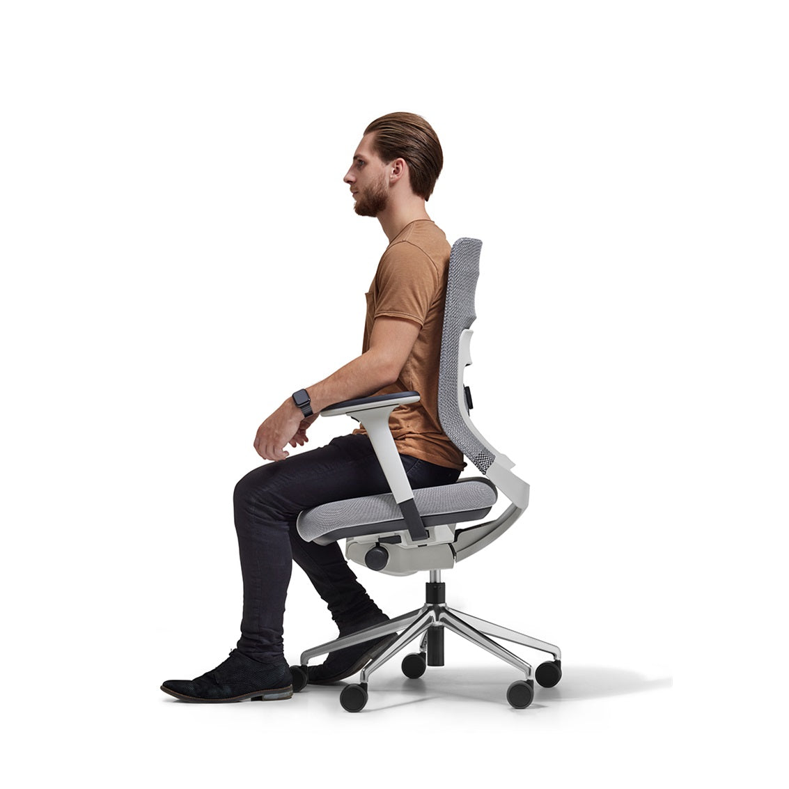 fm asiento Bürostuhl 3D Rücken Netzstrick supersoft - konfigurierbar