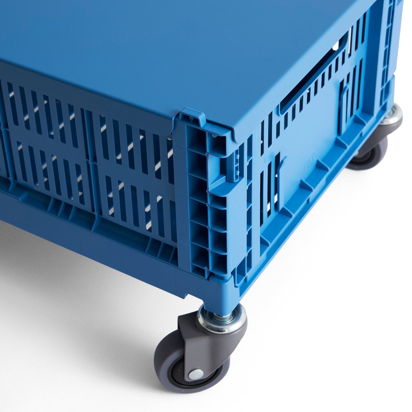 HAY Color Crate Wheels L large - Rollen (4er Set) gebremst für Klapp-Box