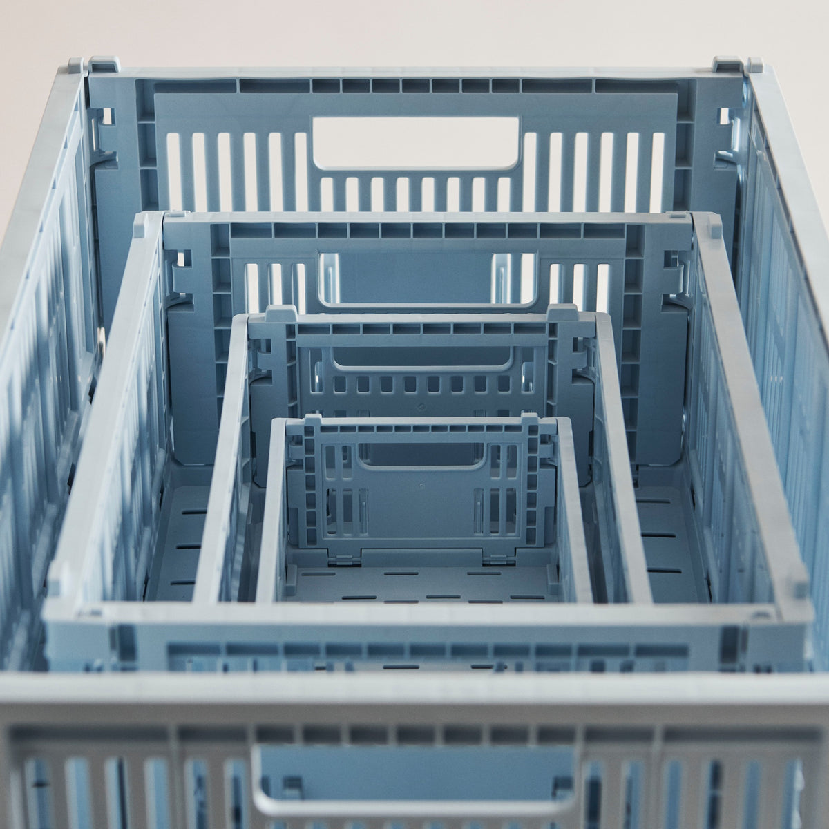 HAY Color Crate Korb Klapp-Box M medium Kunststoff recycelt