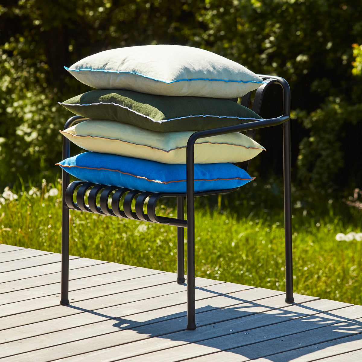 HAY Palissade Dining Armchair Outdoor-Stuhl mit Armlehnen