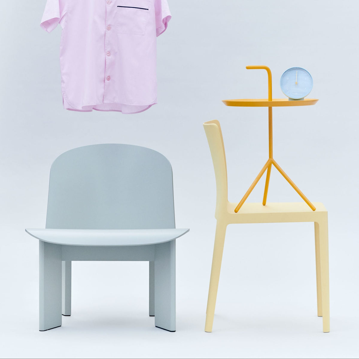 Hay ÉLÉMENTAIRE Chair Stuhl Kunststoff matt In- & Outdoor 2er Set