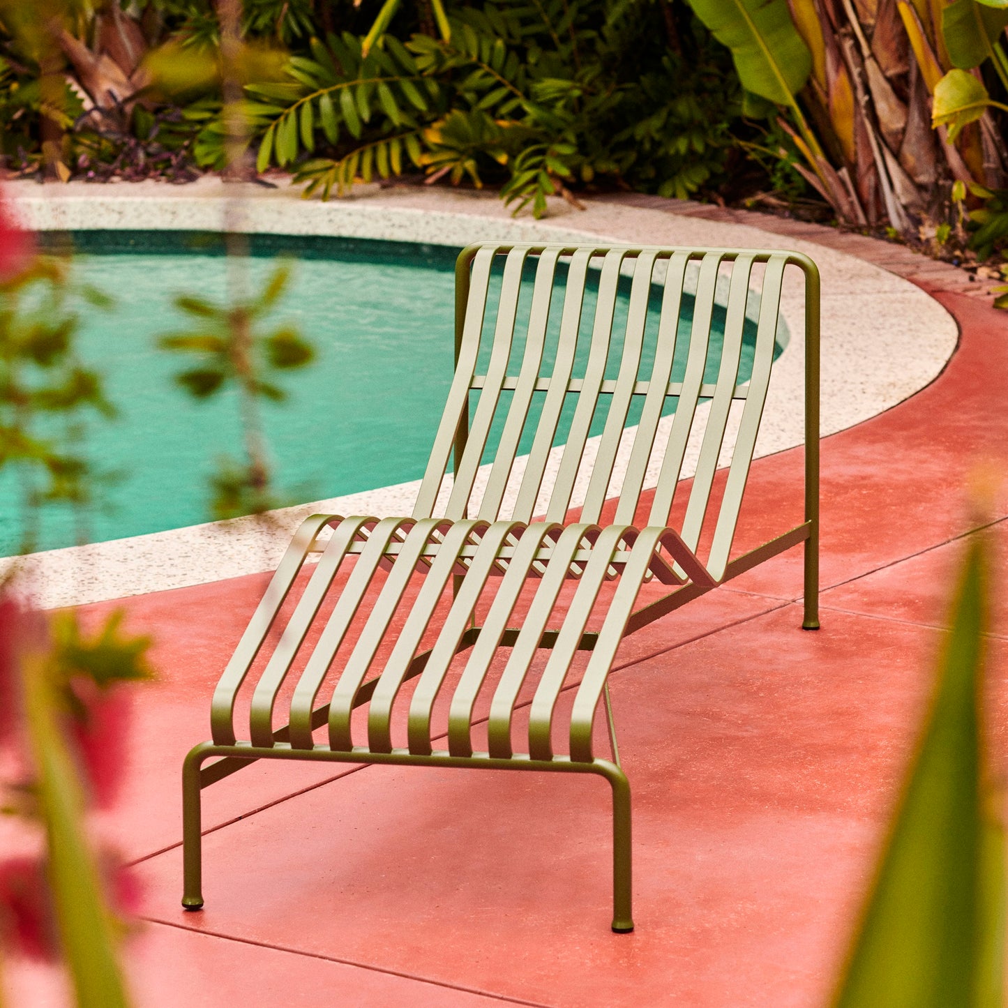 HAY Palissade Chaise Longue Outdoor-Liegestuhl