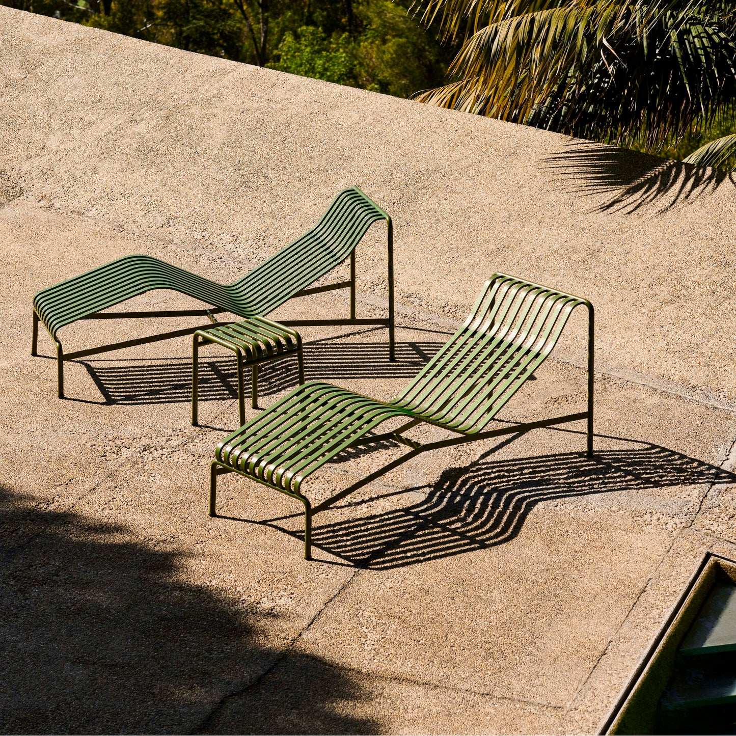 HAY Palissade Chaise Longue Outdoor-Liegestuhl