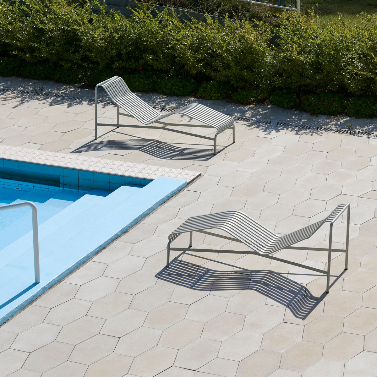 HAY Palissade Chaise Longue Outdoor-Liegestuhl