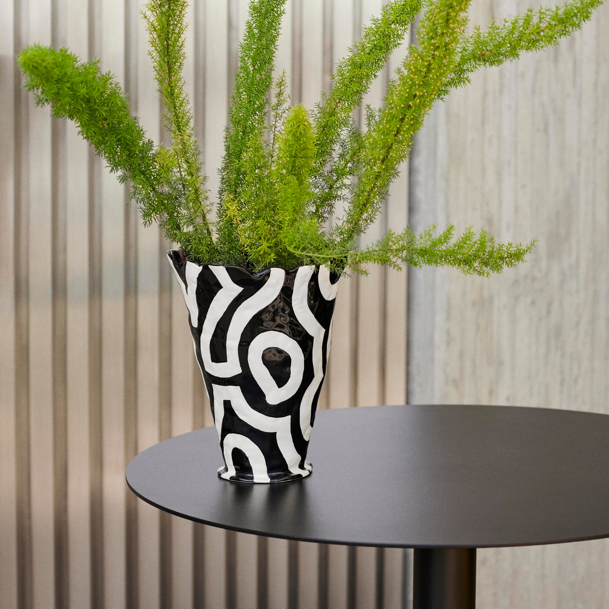 HAY Palissade Cone Steh-Tisch rund Ø 60 cm outdoor Stahl pulverbeschichtet