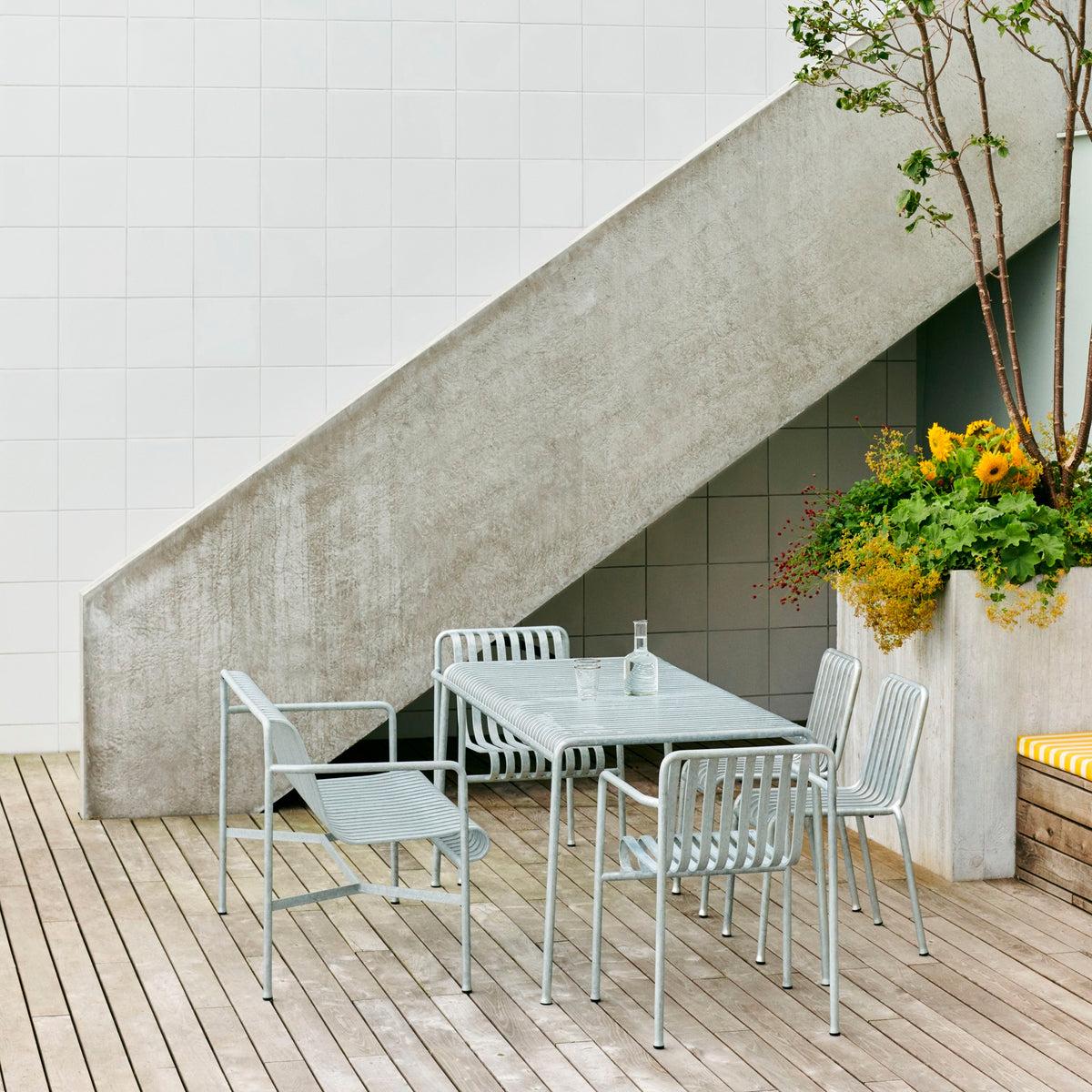 HAY Palissade Dining Armchair Outdoor-Stuhl mit Armlehnen