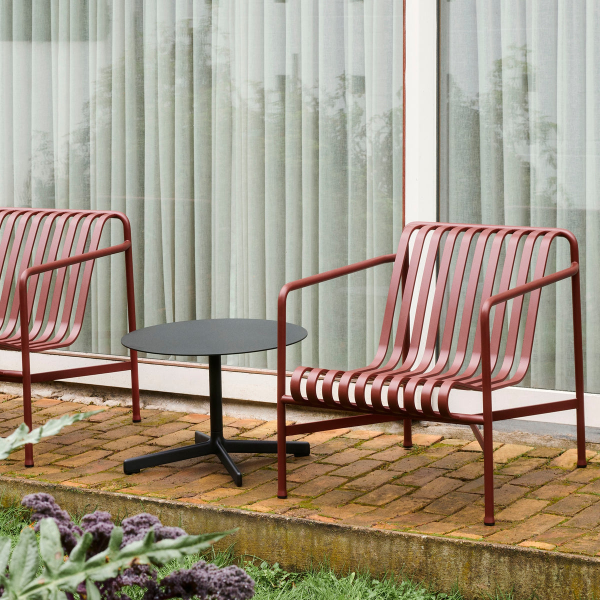 HAY Palissade Lounge Chair Low Outdoor-Stuhl niedrig
