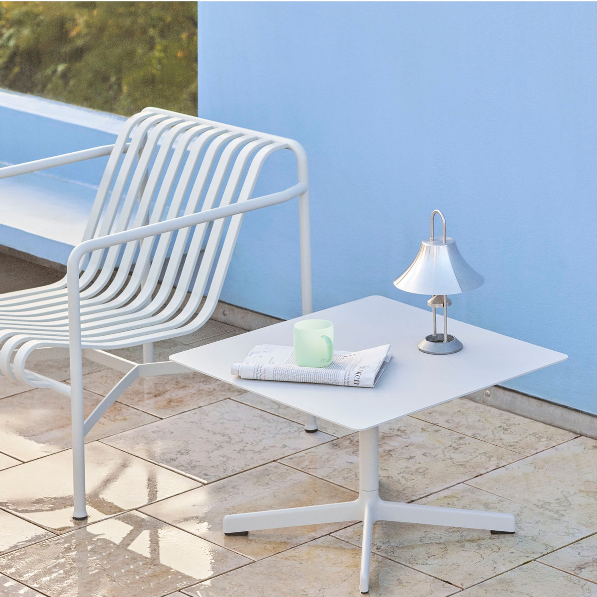 HAY Palissade Lounge Chair Low Outdoor-Stuhl niedrig