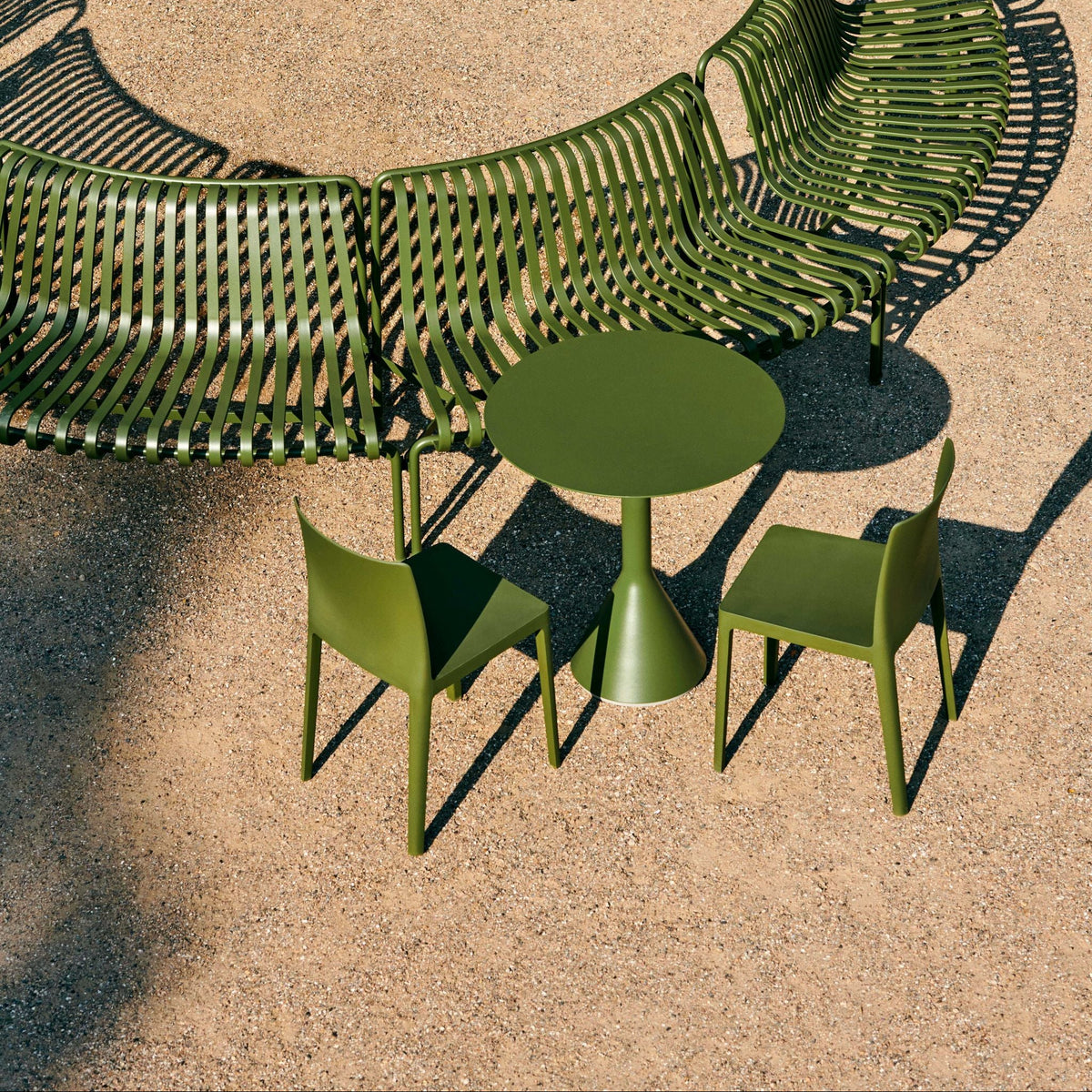 Hay ÉLÉMENTAIRE Chair Stuhl Kunststoff matt In- & Outdoor 2er Set