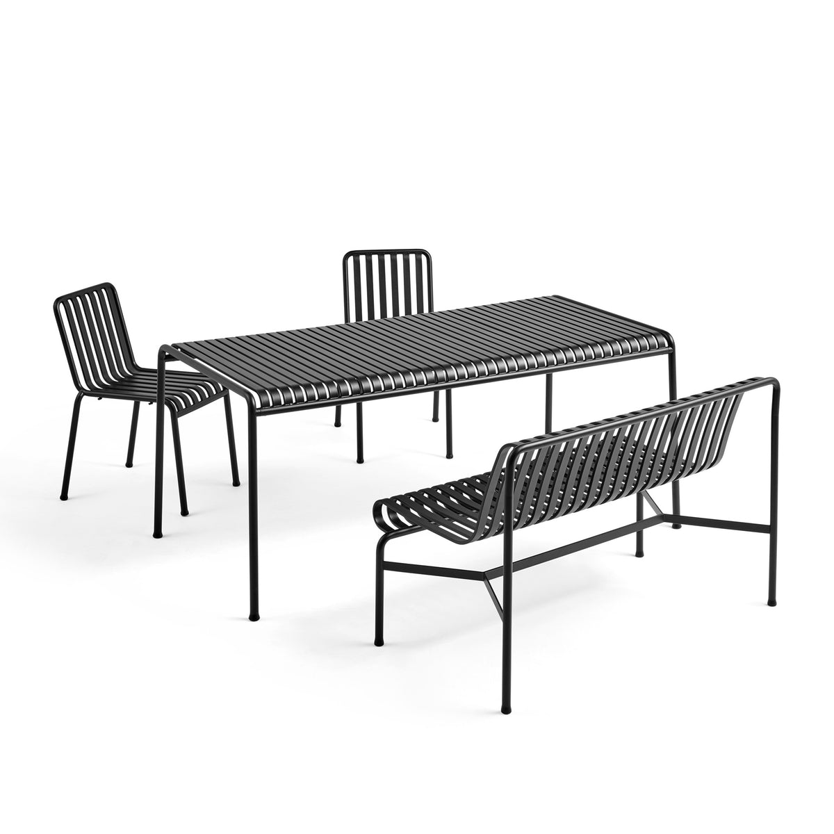 HAY Palissade Dining Bench Outdoor-Sitzbank B-Ware