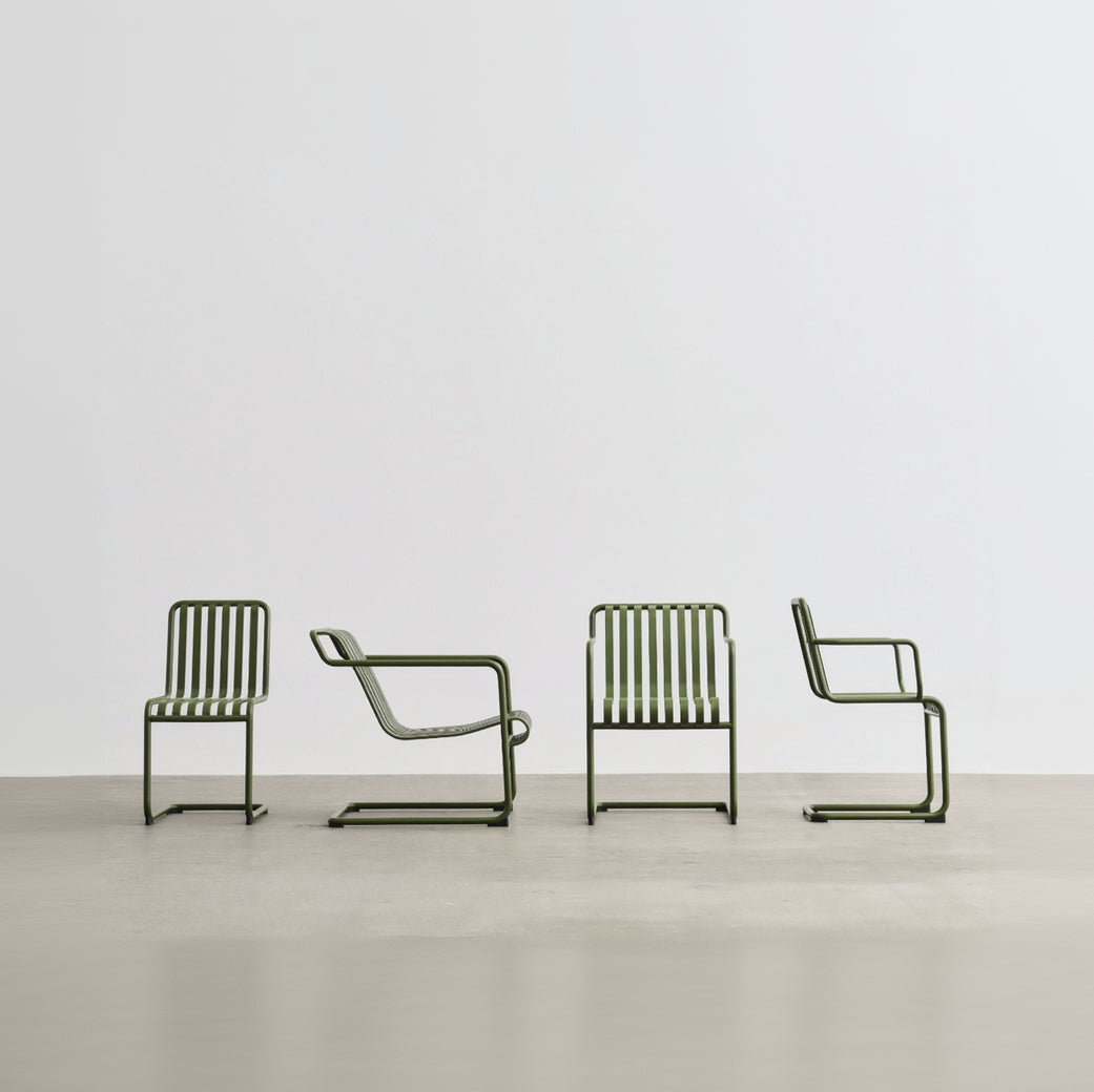 HAY Palissade Cantilever Chair Outdoor-Stuhl Freischwinger 4 Varianten
