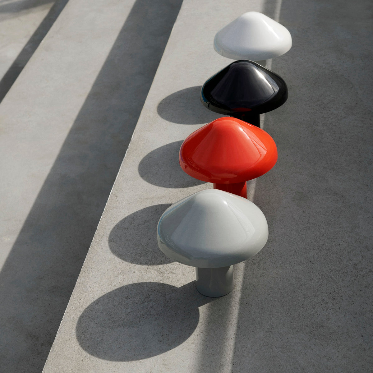 HAY Pao Lamp LED Lampe tragbare Akkuleuchte dimmbar schwarz