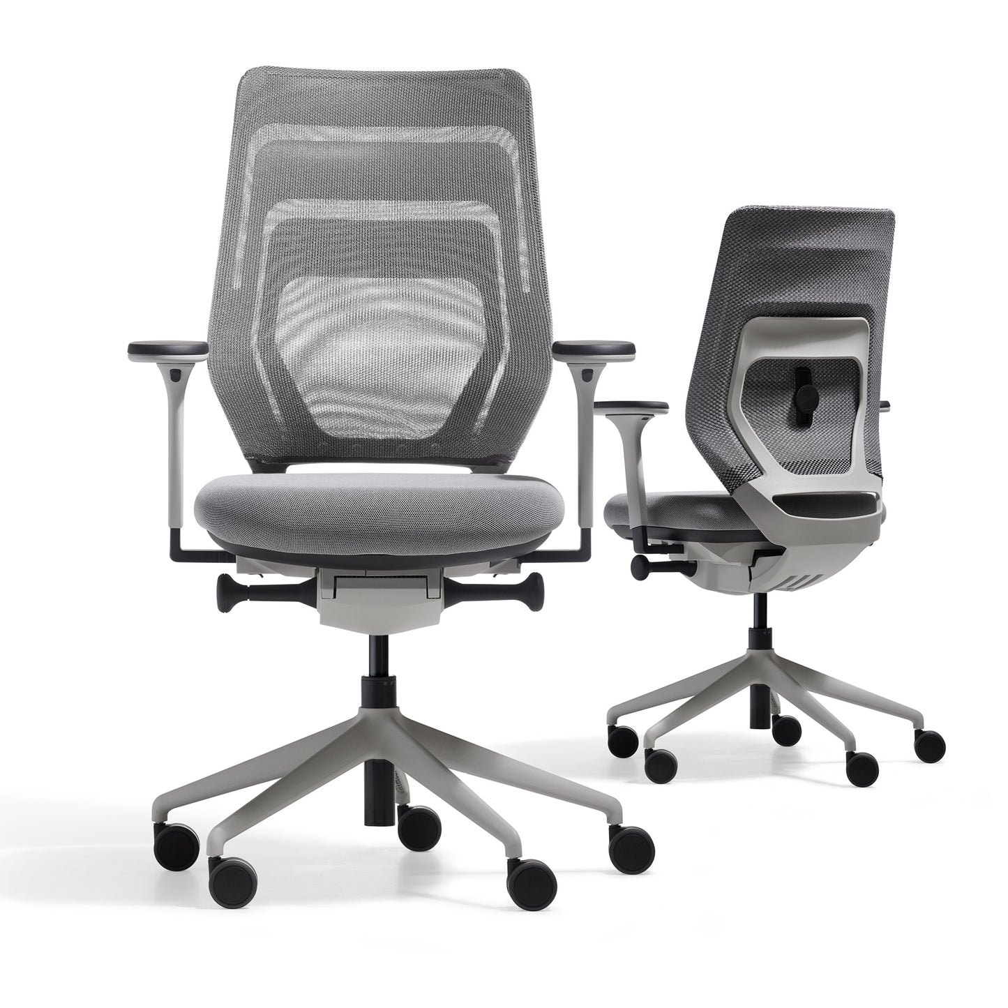 fm asiento Bürostuhl 3D Rücken Netzstrick Komfort - FASTLINE