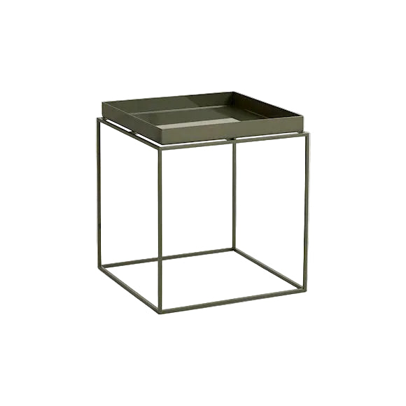 HAY Tray Table M Beistelltisch medium aus Metall Tablett abnehmbar