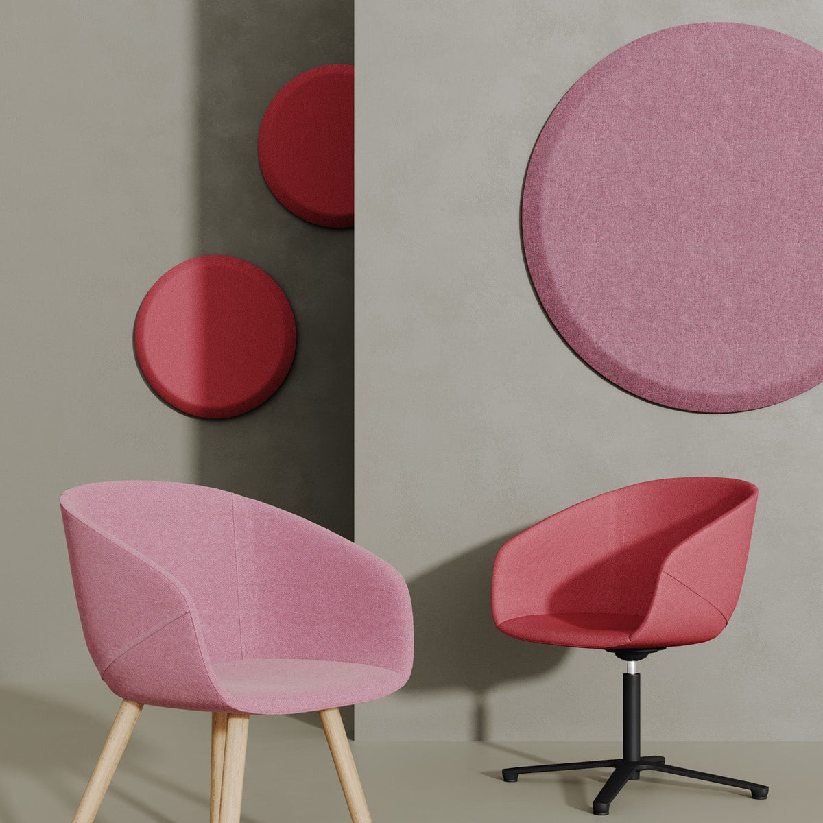 Bejot Silent:block Wall 3D akustisches Wandelement Kreis rund