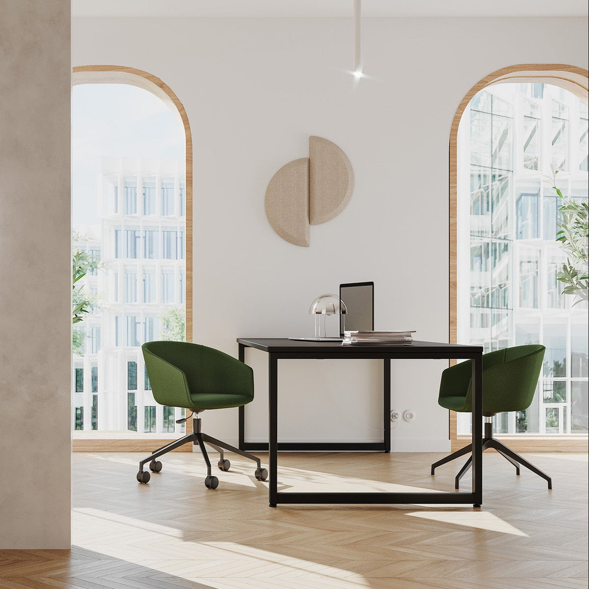 Bejot Silent:block Wall 3D akustisches Wandelement Halbkreis halbrund