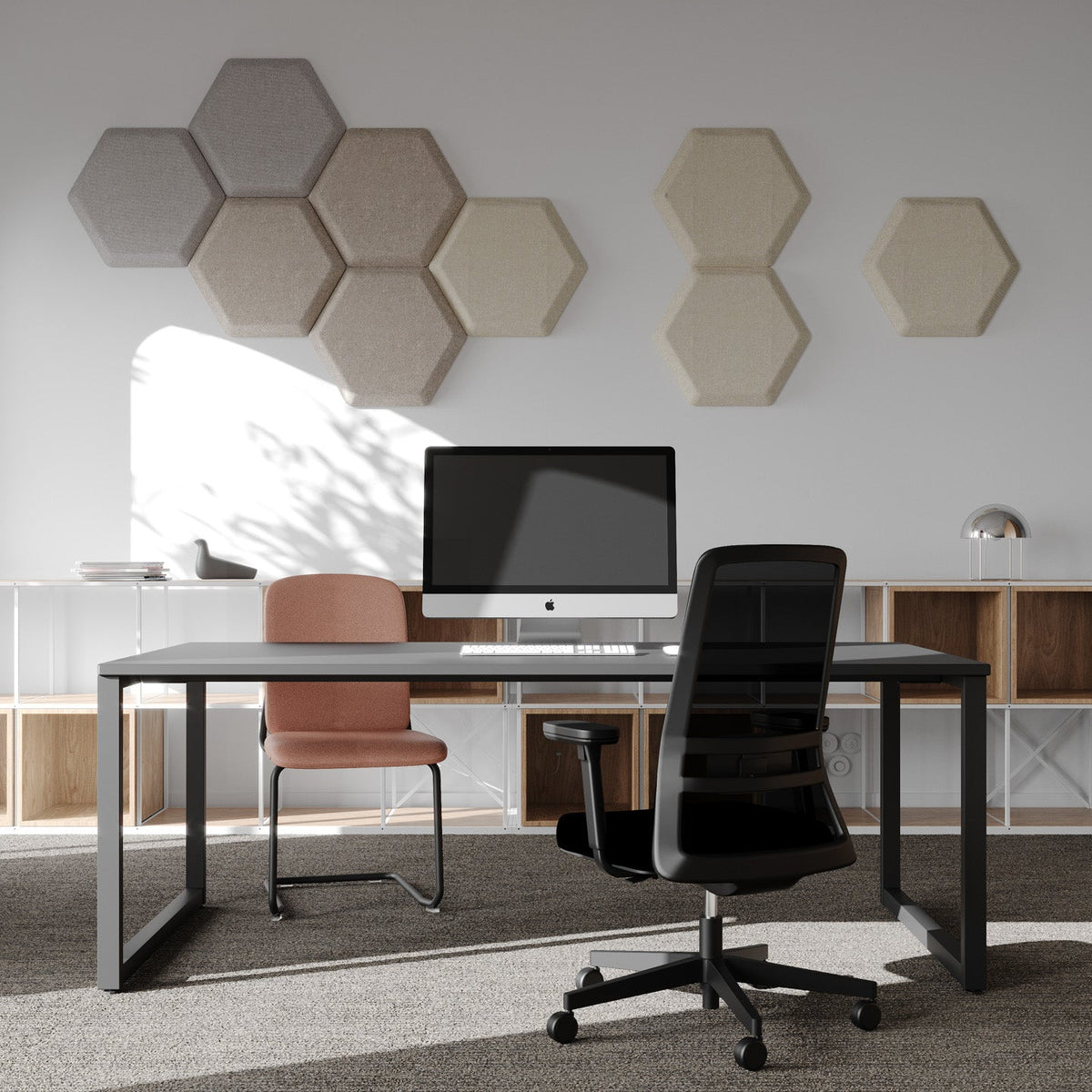 Bejot Silent:block Wall 3D akustisches Wandelement Sechseckform