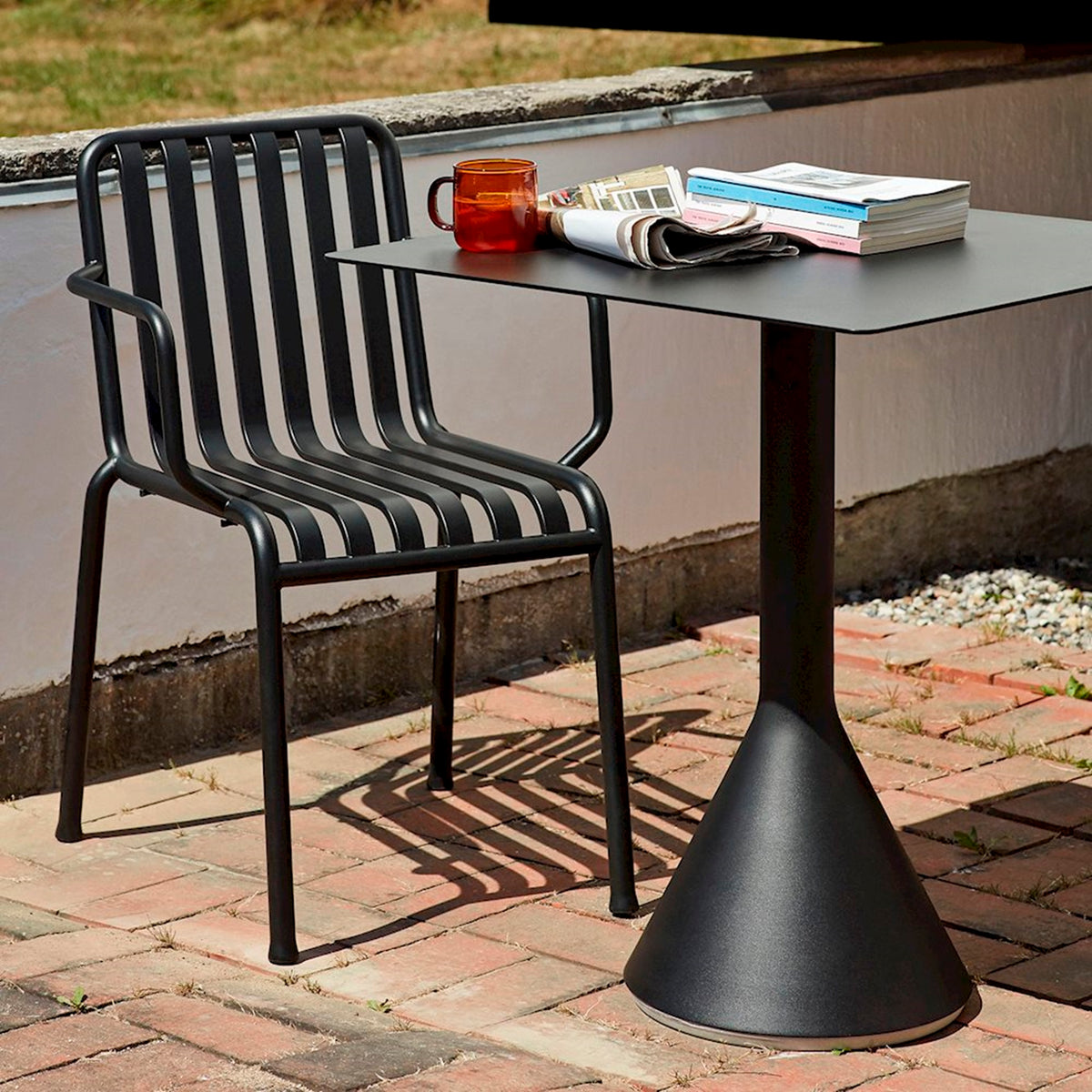 HAY Palissade Armchair Outdoor-Stuhl mit Armlehnen