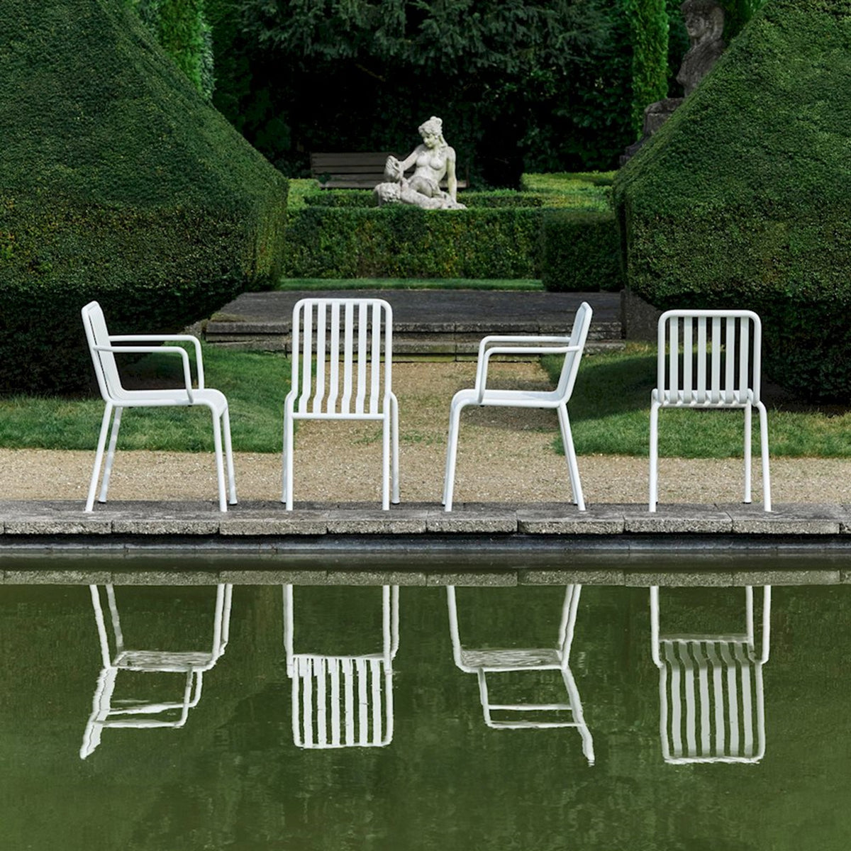 HAY Palissade Armchair Outdoor-Stuhl mit Armlehnen